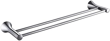 Mirror Chrome Bathroom Accessories Hardware ， Gold Holder Bathroom Accessories，Fixtures,Brass Stainless Steel Paper Holder Toothbrush Holder Towel Bar Bathroom Shelves ( Color : Double Cup Holder )