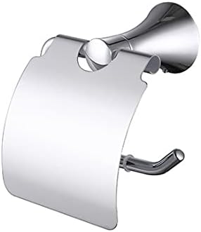 KETTEL Mirror Chrome Bathroom Accessories Hardware ， Gold Holder Bathroom Accessories，Fixtures,Brass Stainless Steel Paper Holder Toothbrush Holder Towel Bar Bathroom Shelves (Color : Paper Holder)