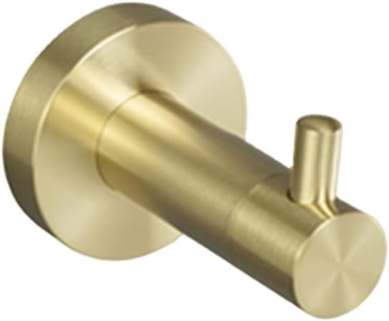 Towel Rack Brushed Gold Wall Mount Shelf Toilet Bathroom Hardware Paper Holder Towel Rack Rod Hanger Bathroom Accessories Single Towel Rack B