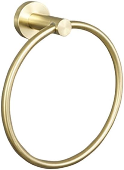 Towel Rack Brushed Gold Wall Mount Shelf Toilet Bathroom Hardware Paper Holder Towel Rack Rod Hanger Bathroom Accessories Single Towel Rack B