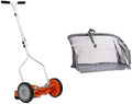 American Lawn Mower 14-Inch 4-Blade Push Reel Lawn Mower with Matching Grass Catcher Bundle