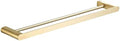 Towel Holder Stainless Steel Towel Rack Double Towel Holder Bathroom Kitchen Towel Bar with Hook Towel Rail Towel Rack/Gold，