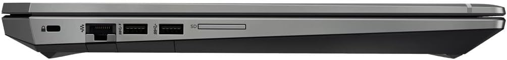 HP ZBook 15 G6 15.6' FHD Core i7-9850H 2.6GHz, 16GB RAM, 512GB SSD, Windows 11 Pro 64Bit, CAM, NVIDIA Quadro T1000 4GB (Renewed)