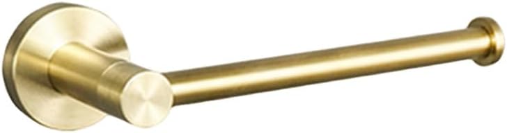 Towel Rack Brushed Gold Wall Mount Shelf Toilet Bathroom Hardware Paper Holder Towel Rack Rod Hanger Bathroom Accessories Single Towel Rack B