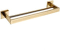 Matte Gold Towel Rack 304 Stainless Steel Towel Bar Double Towel Shelf Paper Holder Tissue Holder Toilet Brush Holder,Double Bar,40,01