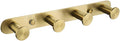 Towel Rack Brushed Gold Wall Mount Shelf Toilet Bathroom Hardware Paper Holder Towel Rack Rod Hanger Bathroom Accessories Single Towel Rack B