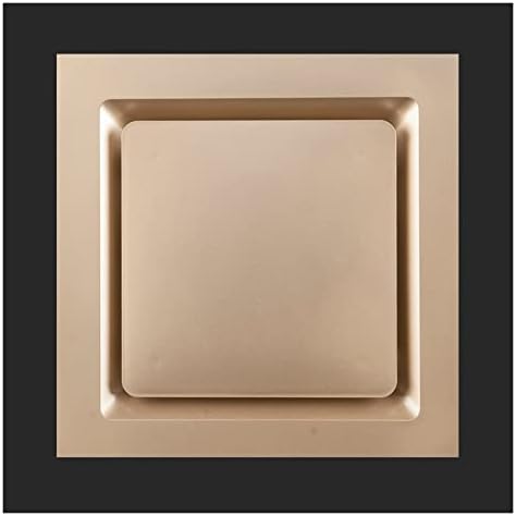 10' Ducted Exhaust Fan - Silent Kitchen/Bathroom Ventilation, 40W, Stylish White/Silver/Gold, Efficient Air Circulation, Home Airflow Solution, Ceiling Mounted