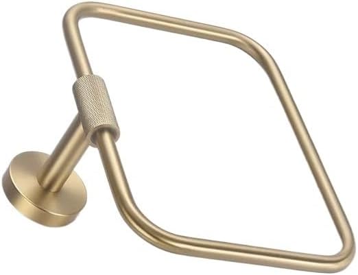 Brushed Gold Towel Holder Cup Holder Towel Ring Hanger Paper Holder Toilet Holder Coat Hook Bathroom Accessories(Double Towel Bar)