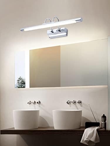 Modern Gold LED Bathroom Vanity Light Fixture, 15W 31.49' Stainless Steel Wall Sconces, Daylight 4000K Over Mirror Lighting for Dressing Room & Bath