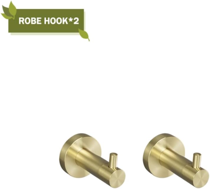 Towel Rack Brushed Gold Wall Mount Shelf Toilet Bathroom Hardware Paper Holder Towel Rack Rod Hanger Bathroom Accessories Single Towel Rack B