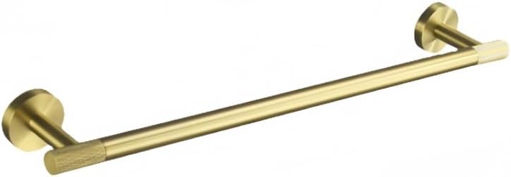 Gold Brushed Bathroom Accessories Hardware Set Towel Bar Rail Paper Holder Robe Hook Soap Dish Towel Hanger Shelf Toilet Brush,Single Towel Bar