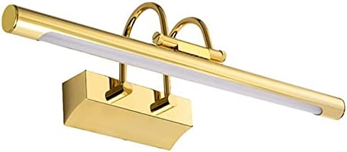 Modern Gold Finish LED Bathroom Vanity Light - 15W Stainless Steel Wall Sconce for Over Mirror & Dressing Room, 31.49 inch, Neutral Daylight 4000K, Stylish Bath Lighting Fixture