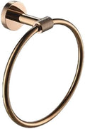 Rose Gold Wall Mount Shelf Toilet Bath Hardware Paper Holder Towel Bar Rack Rail Rod Robe Hook Hanger Bathroom Accessories Set,Single Towel Bar(Towel Hanger B)