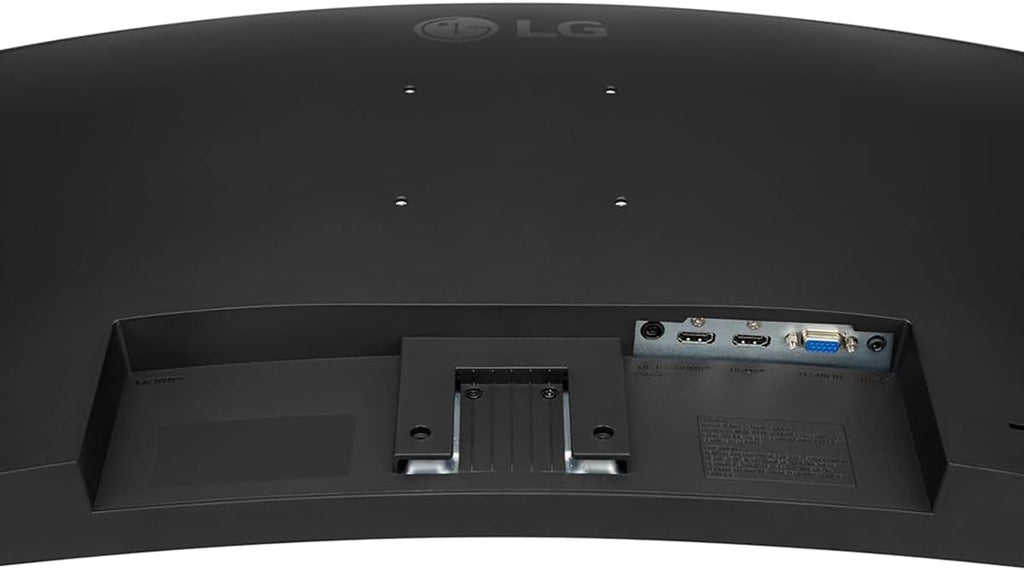 LG 32 inch Curved Monitor, FHD VA Display, 100Hz, 5ms, AMD FreeSync, Dynamic Action Sync, Black Stabilizer, Reader Mode, Flicker Safe, Auto Input Switch, OnScreen Control, with 5ave HDMI3 Cable