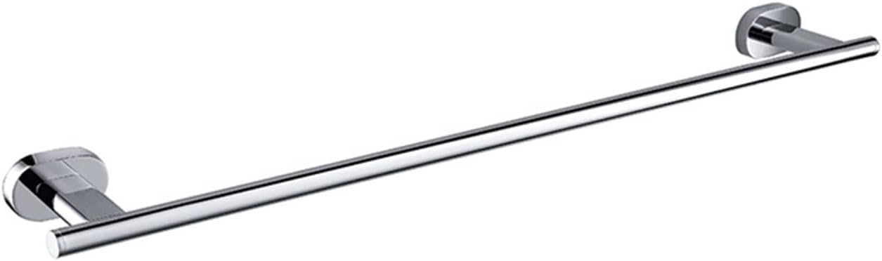 KETTEL Bathroom Accessories, Chrome Polished Bathroom Hardware,Gold Holder Bathroom Accessories，Wall-Mounted Bathroom Rack Accessory ，Fixtures (Color : Single Towel Bar)