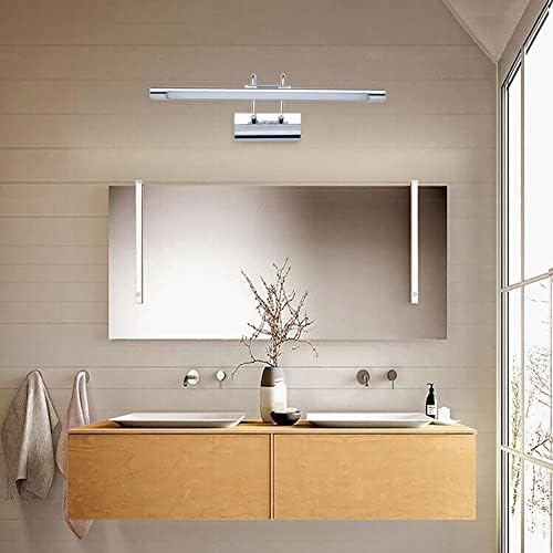 Modern Gold LED Bathroom Vanity Light Fixture, 15W 31.49' Stainless Steel Wall Sconces, Daylight 4000K Over Mirror Lighting for Dressing Room & Bath