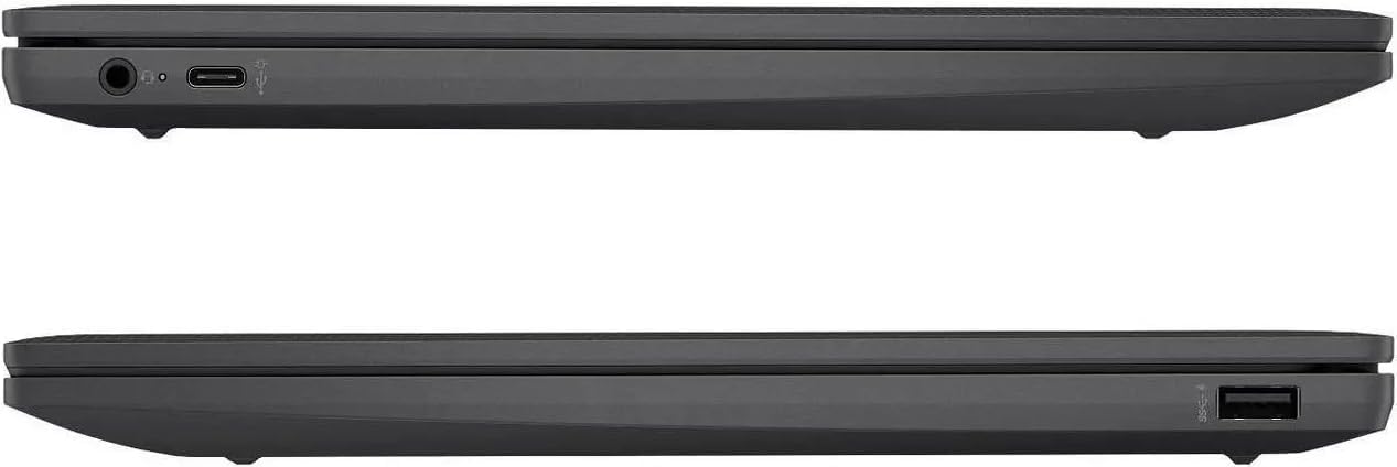 HP Chromebook 14 inch HD Display Laptop | Intel Processor N100 | Intel UHD Graphics | WiFi | Grey | 8GB RAM | 128GB SSD |Chrome OS |Bundle with Grey Bag