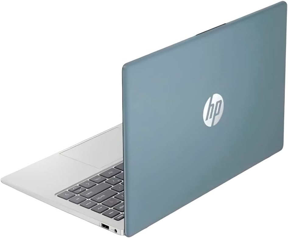 HP 14'' HD(1366 x 768) Laptop, AMD Athlon 7120, 4GB RAM, 128GB SSD, Long Battery Life, Moonlight Blue, 12-Month Microsoft 365 Included, Copilot AI, Windows 11 Home in S Mode