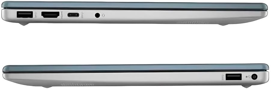 HP 14'' HD(1366 x 768) Laptop, AMD Athlon 7120, 4GB RAM, 128GB SSD, Long Battery Life, Moonlight Blue, 12-Month Microsoft 365 Included, Copilot AI, Windows 11 Home in S Mode
