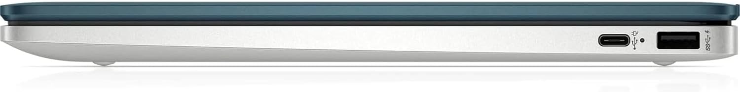 HP 14' Chromebook Laptop, Intel Pentium Silver Processor N5030, 4GB RAM, 128GB eMMc, Built-in Webcam, Built-in Bluetooth, Backlit Keyboard, Teal (14a-na0062tg)