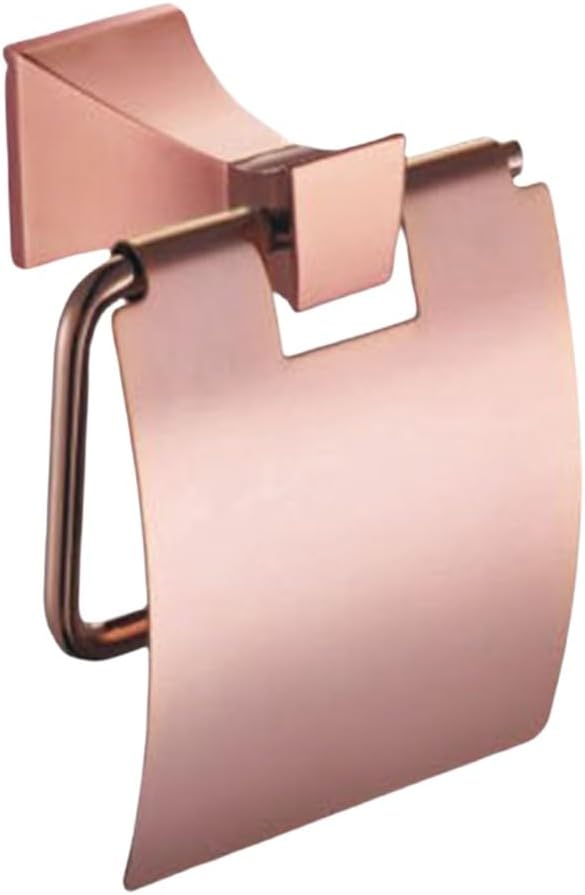 Bathroom Hardware Rose Gold Robe Hook Towel Rail Bar Rack Shelf Tissue Paper Toothbrush Holder Accessories.,Tissue Holder