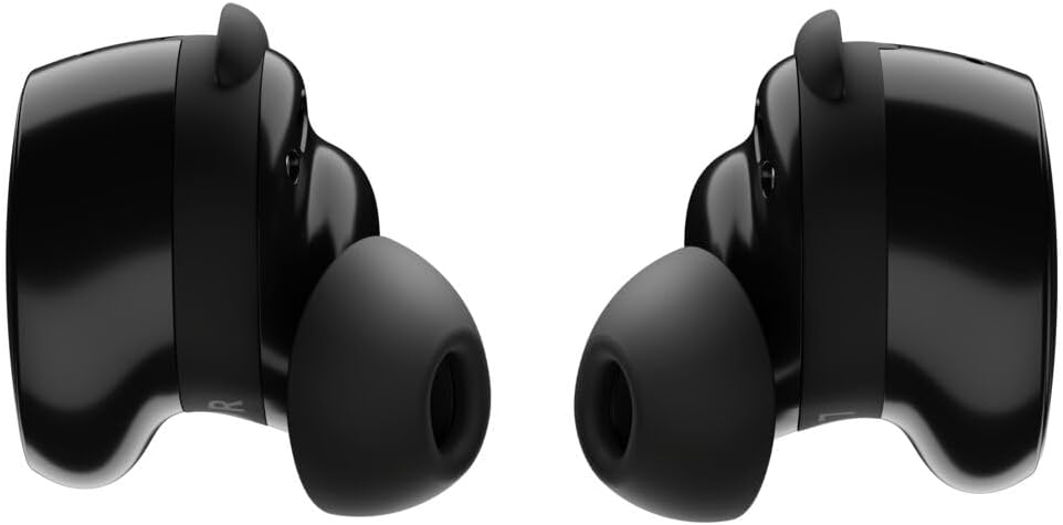 Bose New QuietComfort Wireless Noise Cancelling Earbuds, Lifestyle Bluetooth Earbuds with Active Noise Cancellation, Up to 8.5 Hours of Battery Life, Black (Renewed)