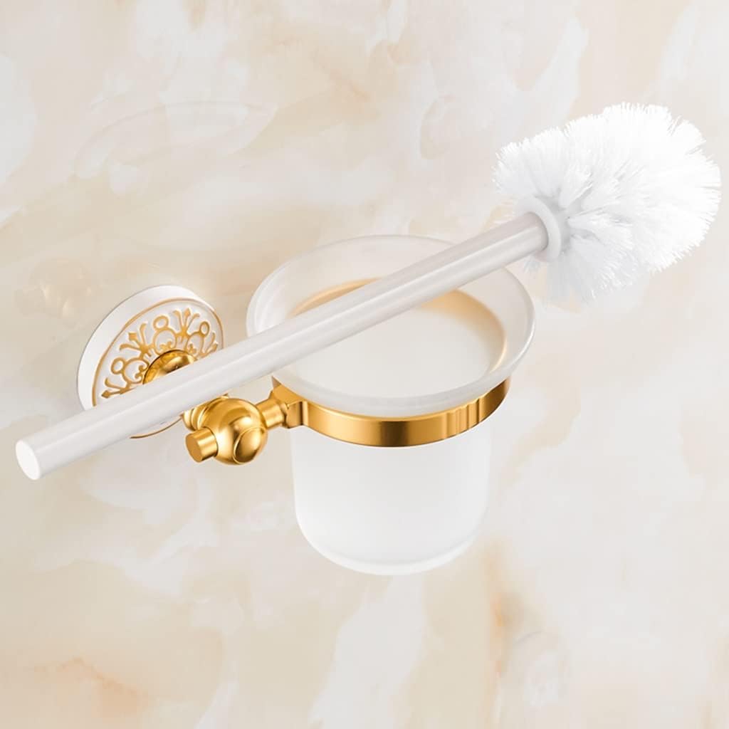 Towel Rack Platinum European Towel Rack Bar Rail, Space Aluminum Gold Towel Shelf, Tissue Paper Holder, Bathroom Accessories Set Bathroom Hardware/Toilet Brush The New