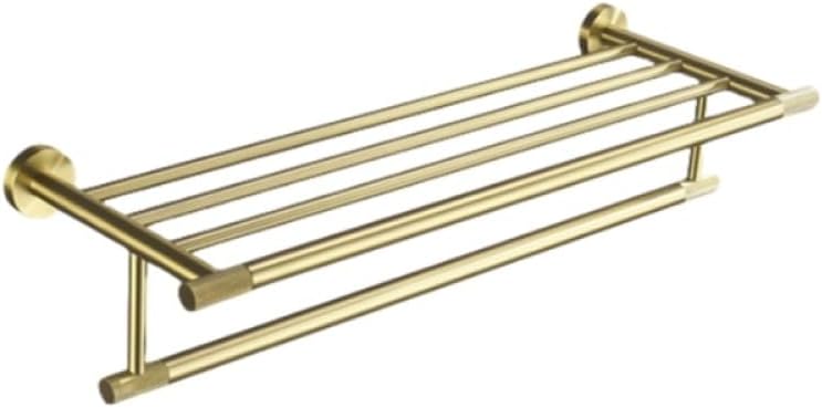 Gold Brushed Bathroom Accessories Hardware Set Towel Bar Rail Paper Holder Robe Hook Soap Dish Towel Hanger Shelf Toilet Brush,Towel Rack
