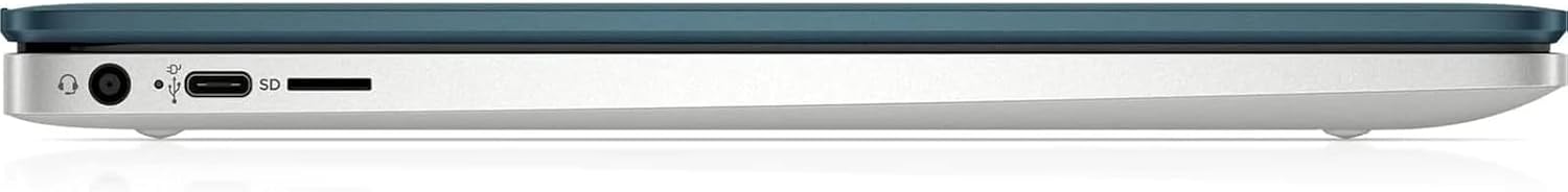 HP 14' Chromebook Laptop, Intel Pentium Silver Processor N5030, 4GB RAM, 128GB eMMc, Built-in Webcam, Built-in Bluetooth, Backlit Keyboard, Teal (14a-na0062tg)
