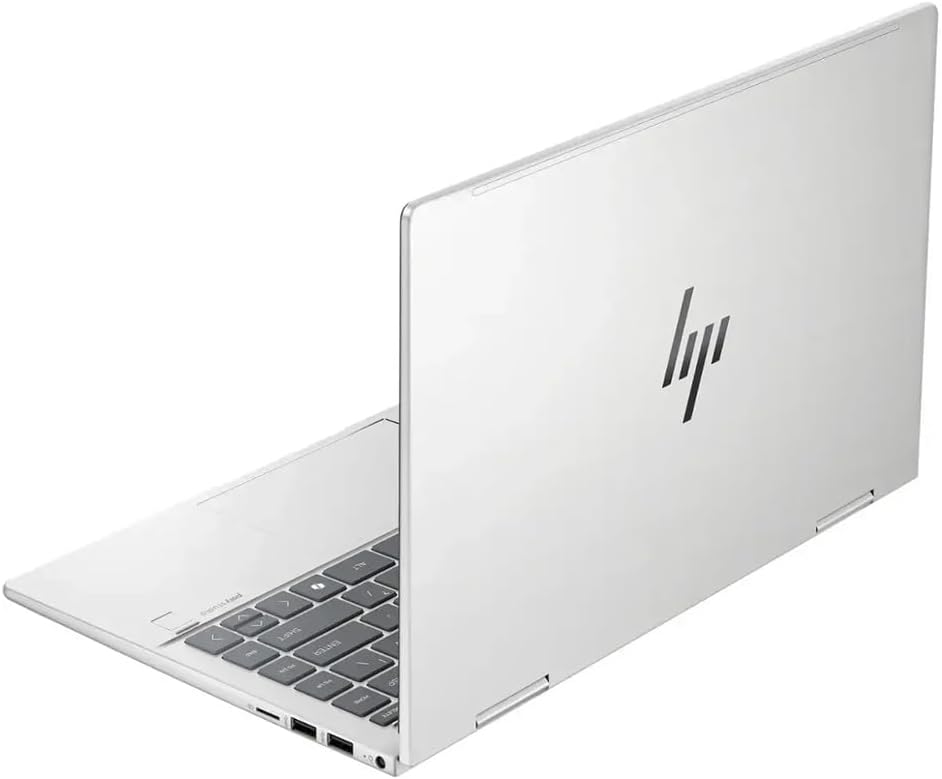 HP Envy x360 2-in-1 14'' FHD IPS Touch Laptop, Intel Core 5 120U, 8GB RAM, 512GB SSD, Fingerprint Reader, Backlit Keyboard, WiFi, Bluetooth, Win 11 Home, Natural Silver, 14-es1013dx