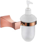 Bathroom Hardware Rose Gold Robe Hook Towel Rail Bar Rack Shelf Tissue Paper Toothbrush Holder Accessories.,Soap Dispenser