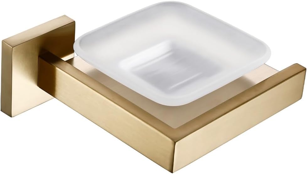 Brushed Gold Bathroom Accessories Set Toilet Brush Holder Toilet Paper Towel Bar Rail Rack Hanger Hook Soap Dish Hardware,soap Dish