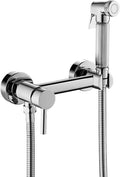 Bidet Sprayer for Toilet,Brass Handheld Bidet Sprayer Hot and Cold Cloth Diaper Sprayer Kit Bathroom Toilet Bidet Attachment Set,Gold,Silver