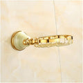 Bathroom Hardware Sets Gold Bathroom Shelf Towel Rack Towel Hanger Paper Holder Toilet Brush Holder Bathroom Hardware Towel Set,Single Towel Bar(Soap Basket)