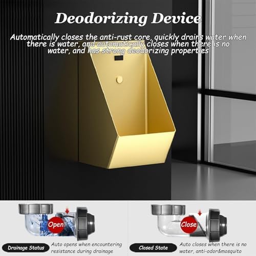 Commercial Stainless Steel Wall-Mounted Sensor Urinal, Anti-Odor Splash Design for Men's Restroom, Durable Bathroom Fixture, Hygiene Focused Silver Finish