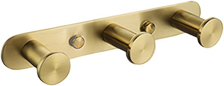 Towel Rack Brushed Gold Wall Mount Shelf Toilet Bathroom Hardware Paper Holder Towel Rack Rod Hanger Bathroom Accessories Single Towel Rack B