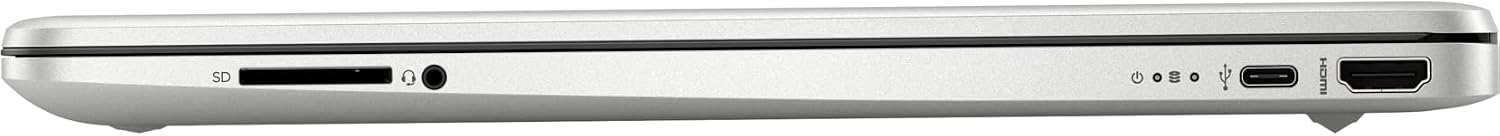 HP 15 Notebook, 15.6' HD Screen Laptop, Intel Core i3-1115G4, 16GB DDR4 RAM, 1TB SSD, Webcam, HDMI, Wi-Fi, Windows 11 Home, Natural Silver