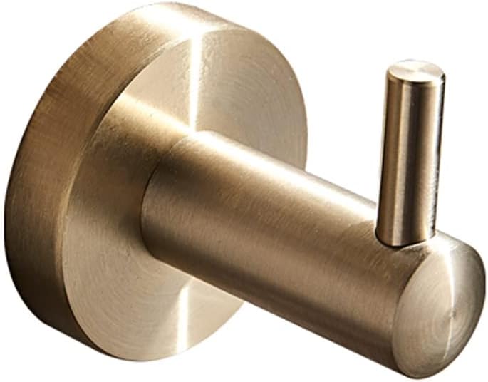 BTZHY Towel Rack Towel Rack Bathroom Hardware Set, Gold Towel Rack, Towel Bar, Towel, Toilet Paper Holder, Susbathroom Accessory Bathroom Hardware/Single Hook The New