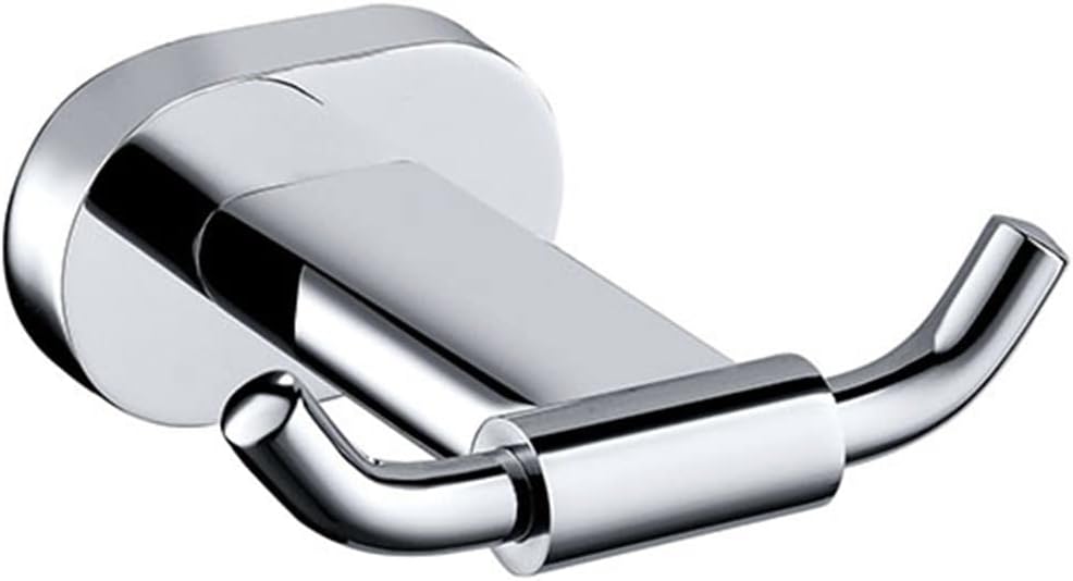 KETTEL Bathroom Accessories, Chrome Polished Bathroom Hardware,Gold Holder Bathroom Accessories，Wall-Mounted Bathroom Rack Accessory ，Fixtures (Color : Double Cup Holder)