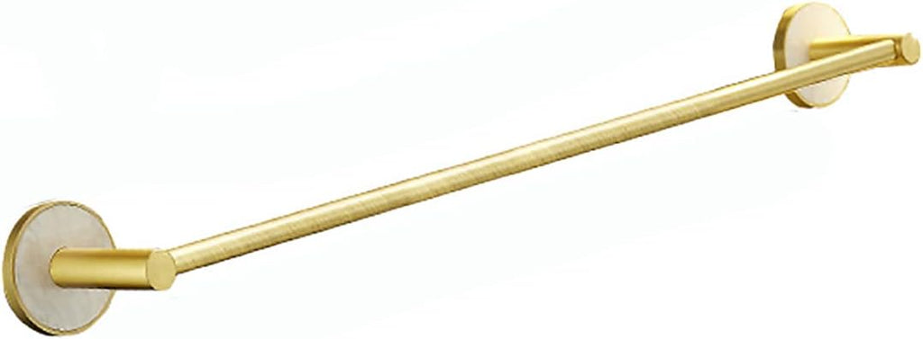 Towel Bar Brushed Gold Towel Rail Space Aluminum Bathroom Towel Rack Wall Mounted Towel Holder Double Rod Storage Rack for Bathroom, Kitchen, Toilet,50 cm