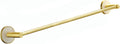 Towel Bar Brushed Gold Towel Rail Space Aluminum Bathroom Towel Rack Wall Mounted Towel Holder Double Rod Storage Rack for Bathroom, Kitchen, Toilet,50 cm