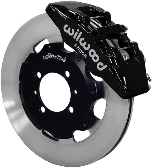 Wilwood 140-11899 Forged Dynapro 6 Front 12.19' Big Brake Kit With Black Calipers, Compatible with 2011 2012 2013 2014 Ford FiestA