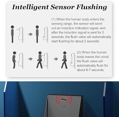 Commercial Stainless Steel Wall-Mounted Sensor Urinal, Anti-Odor Splash Design for Men's Restroom, Durable Bathroom Fixture, Hygiene Focused Silver Finish
