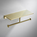 Paper Towel Holder, Mobile Phone Shelf, Toilet, Bathroom Paper Box, Toilet Paper Holder, roll Paper Holder, Gold Double Paper Towel Holder
