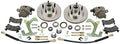Speedway Motors 1949-54 Chevy Car/53-62 Corvette Front Disc Brake Conversion Kit: 11' Vented Rotors, 2.5' Piston Calipers, 5x4.75' Bolt Pattern, Enhances Classic Chevy Braking Performance