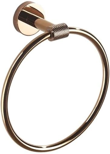 Rose Gold Wall-Mounted Stainless Steel Bath Towel Rack Toilet Paper Holder Towel Bar Robe Hook Cup Holder Bathroom Accessories(Towel Rack)