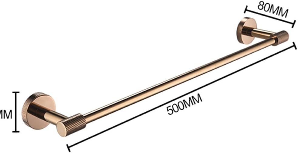 Rose Gold Stainless Steel Wall Hook Toilet Paper Holder Towel Bar Bathroom Accessories,4 Piece Set B