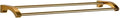 Space Aluminum Gold Bathroom Double Towel Rack