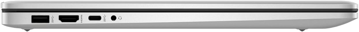 HP Touchscreen Laptop, 17.3' Business Laptop Computer, Windows 11, 32GB RAM 1TB SSD, Intel Core Ultra 7 255U, HD+ Display, Fingerprint Reader, Backlit Keyboard, SageNova Earphones, Silver