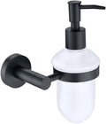 KETTEL Gold Holder Bathroom Accessories，Wall-Mounted Bathroom Rack Accessory ，Fixtures,Matte Black Towel Bar， (Color : Soap Dispenser)